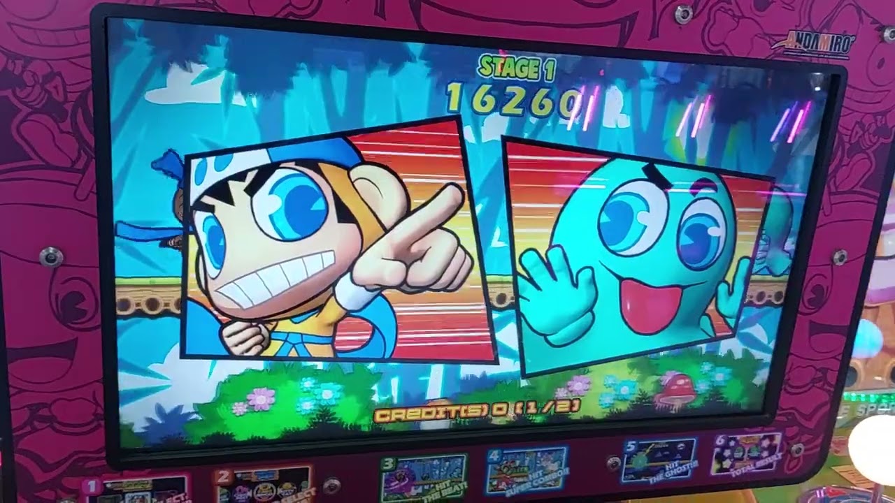 Andamiro Hit the beat rhythm drumming arcade game