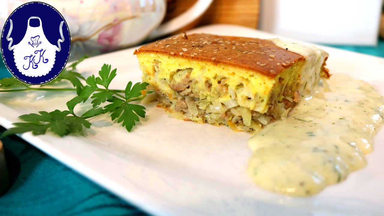 Pirogge mit einer Weißkohlfüllung und Co, eine leckere Mahlzeit