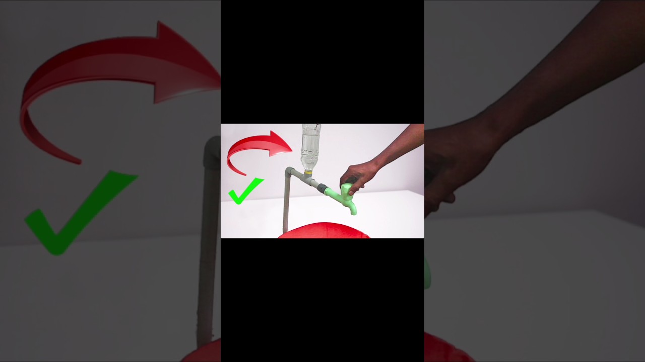 how to tap slow flow on a pvc pipe 