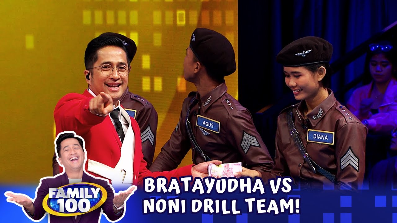 Bratayudha VS Noni Drill Team! Siapa Yang Punya Kesempatan Bawa Pulang 100 JUTA?! - Family 100