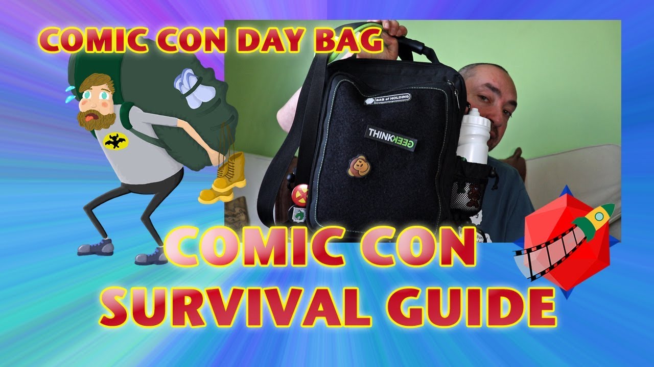 Comic Con Survival Guide - Day Bag