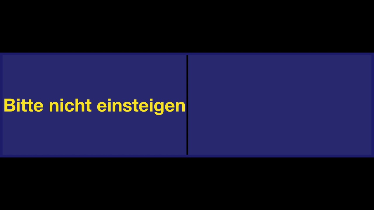 SBB TTS Durchsage - Vorsicht, Zugdurchfahrt, Gleis 3