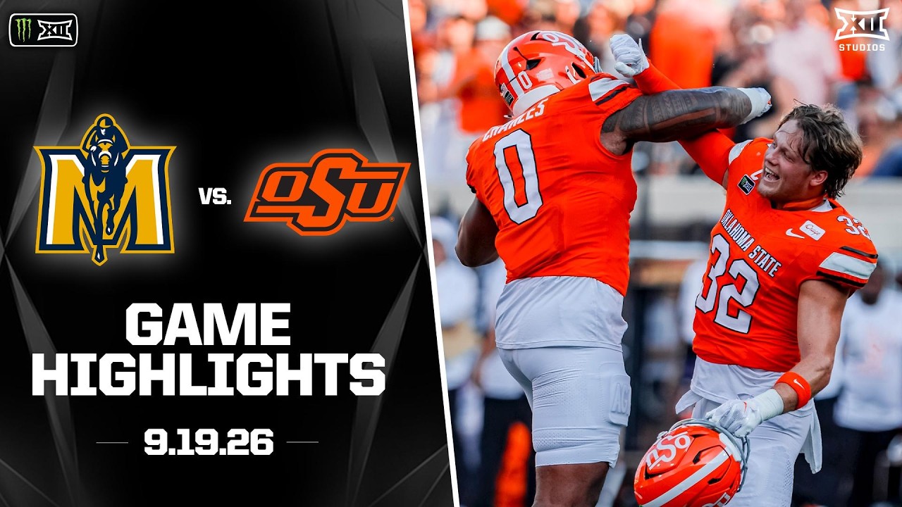 Murray State vs. Oklahoma State Highlights | 2026 Monster Energy Big 12 Football