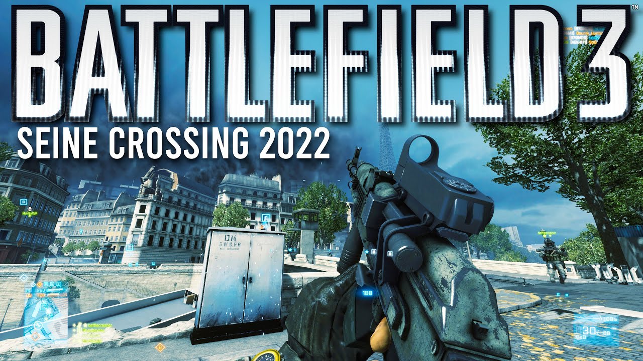 Многопользовательский режим Battlefield 3 в 2022 году: игровой процесс Seine Crossing | 4K