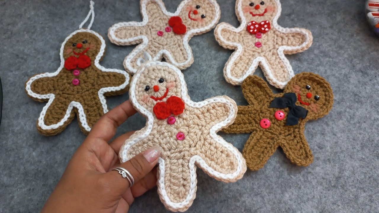 Galleta de Jengibre a crochet #navidadcrochet #amigurumi