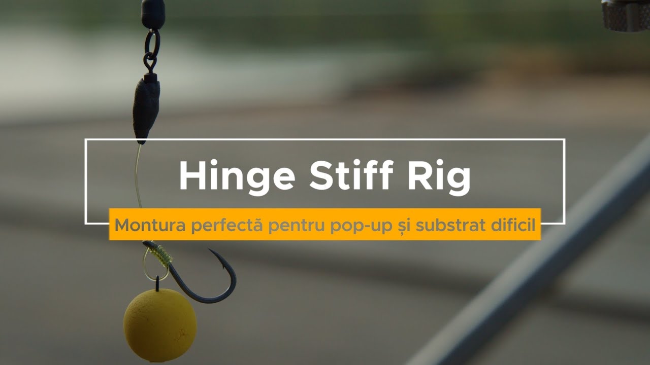 Hinge Stiff Rig | Montura perfectă pentru pop-up și substrat dificil
