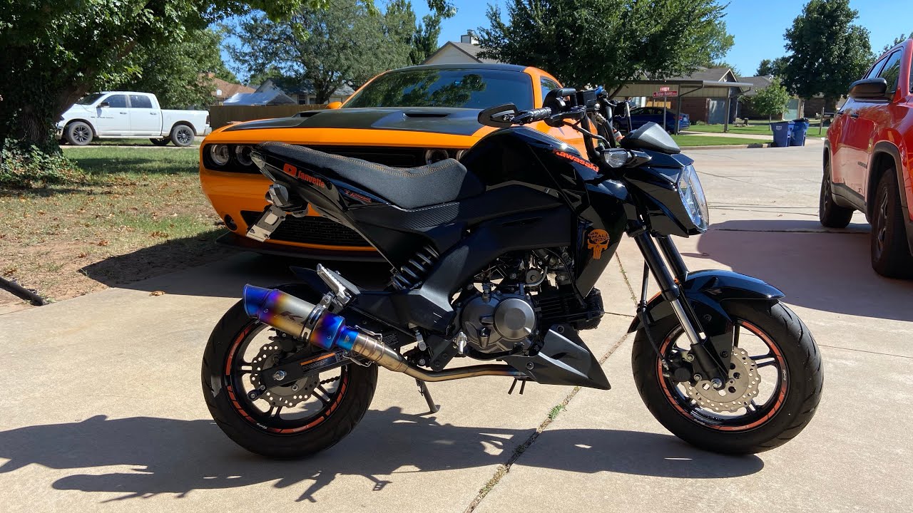 Kawasaki Z125 HP gains with basic bolt on’s.