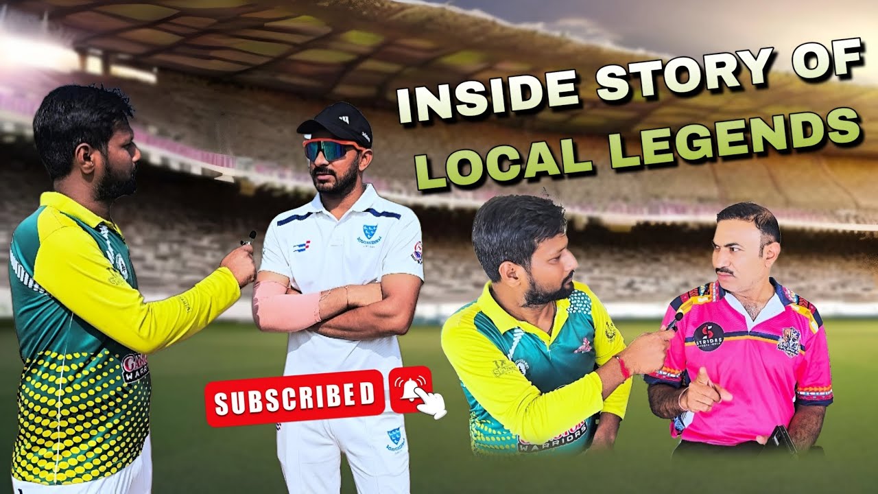 Cricket inside with local legends🏏♥️