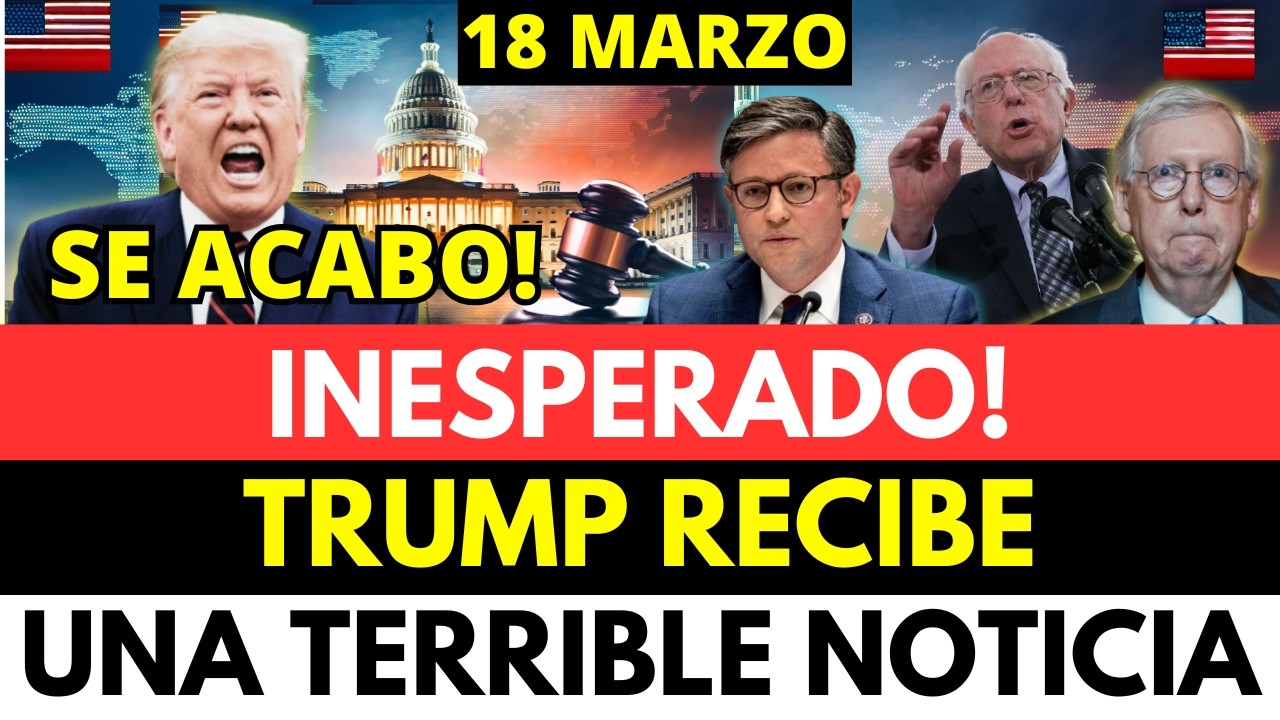 INESPERADO!!! TRUMP RECIBE UNA TERRIBLE NOTICIA