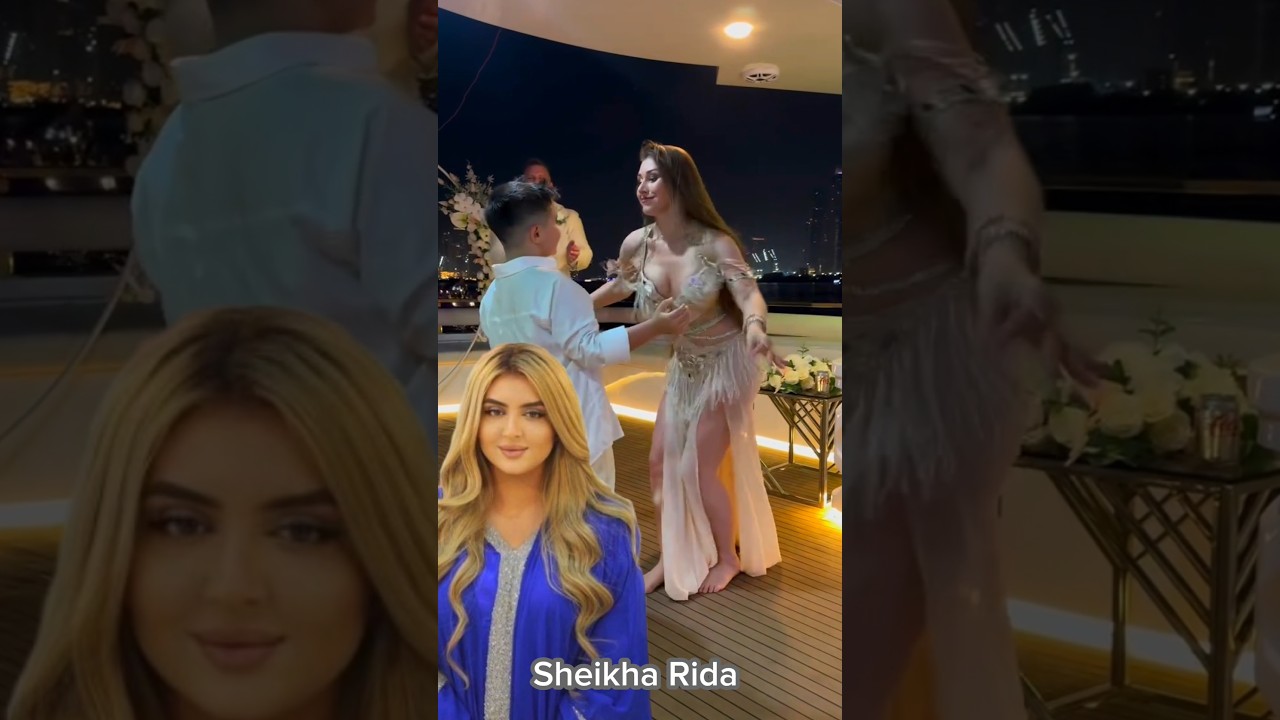 Beautiful Belly Dance Sheikha Rida #sheikhamahra #dubai #bellydance #youtuber #tranding