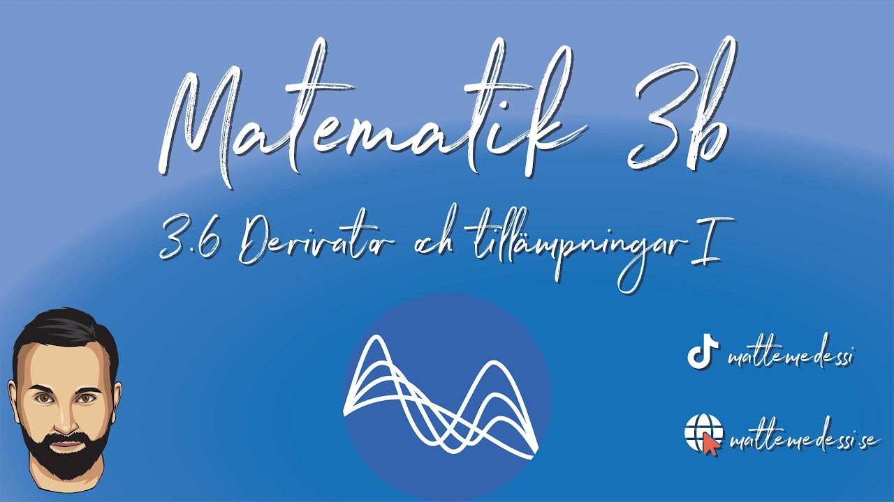 3.6 Derivator och tillämpningar I [Ma3b - 25/26]