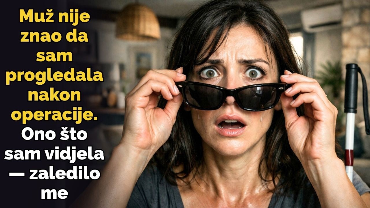 Muž nije znao da sam progledala nakon operacije. Ono što sam vidjela — zaledilo me