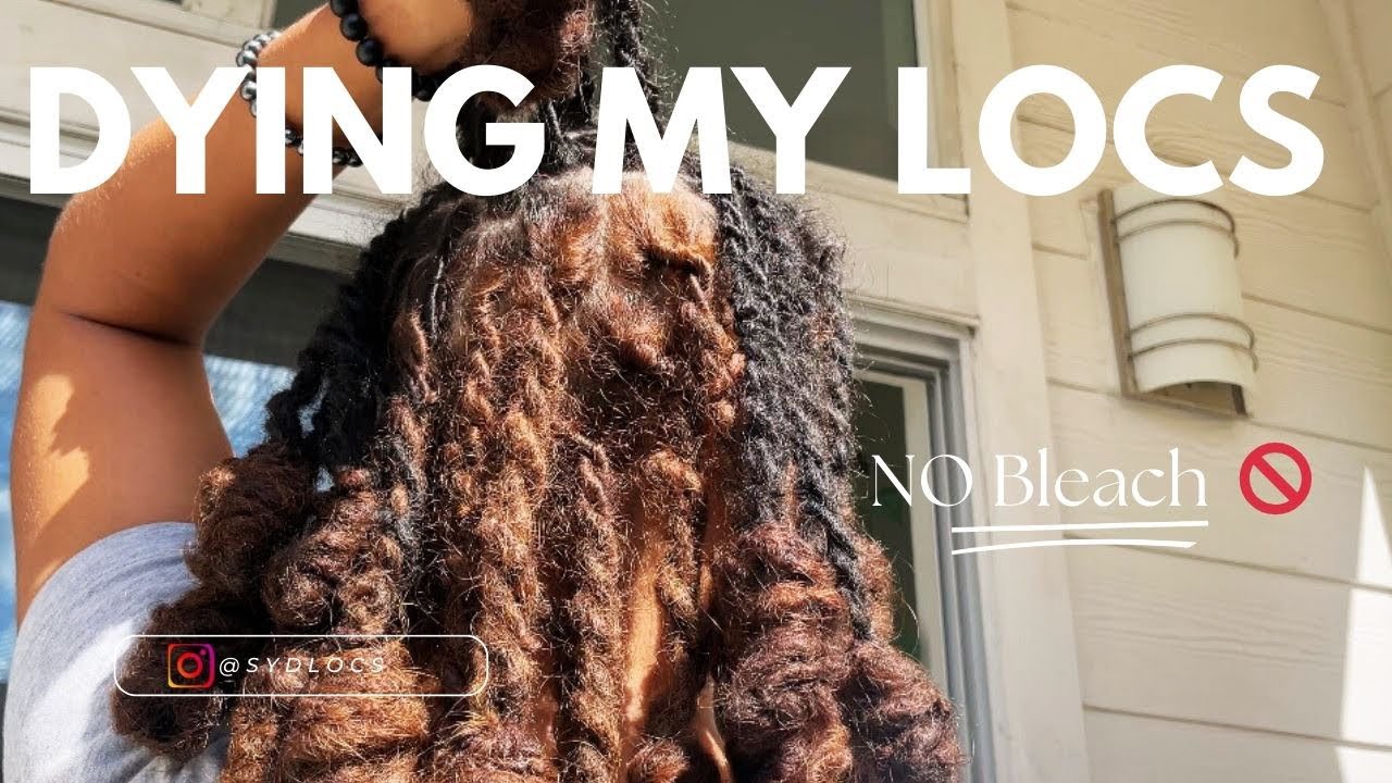 Dying My Locs + NO Bleach + Color Block Method