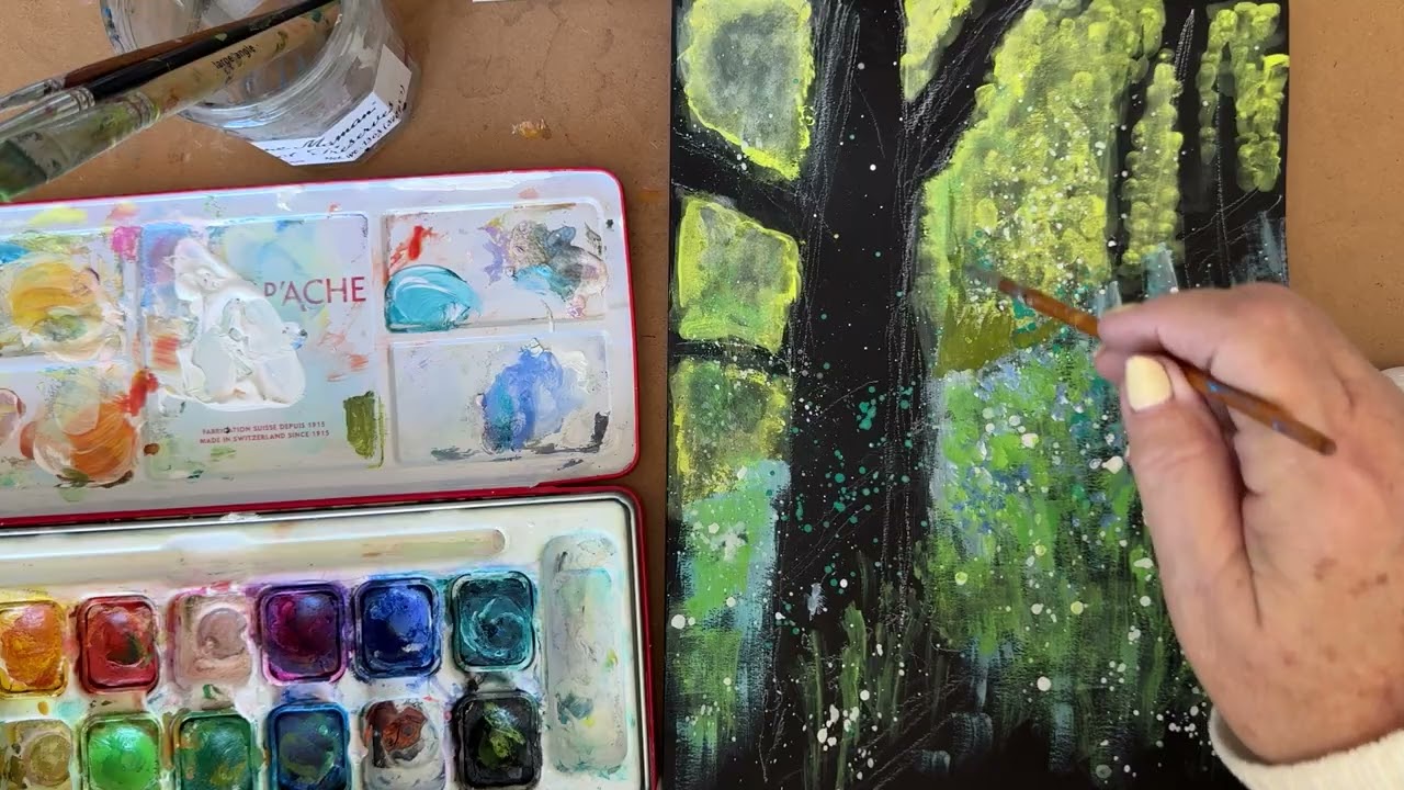 A bluebell wood in Gouach