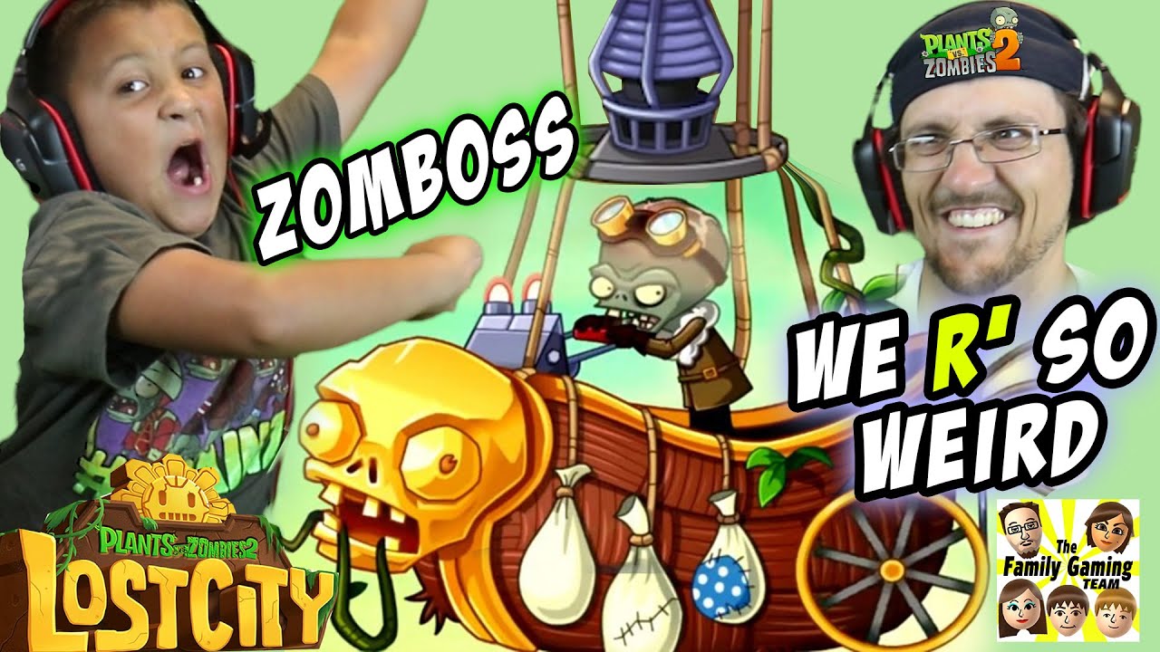 Майк и папа получить непредсказуемый! ПВЗ 2 Потерянный город Zomboss ж / Hyper Timelapse