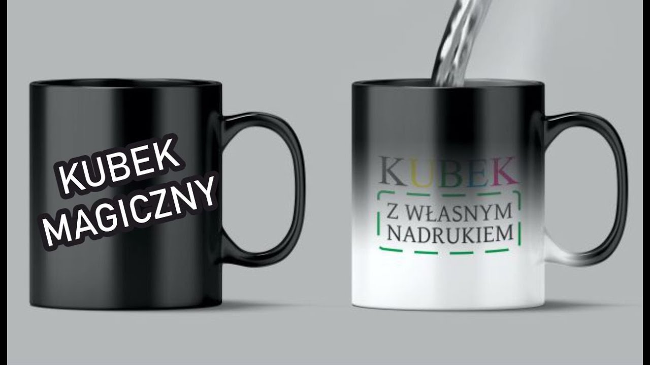 Kubek Magiczny zmieniający sw&oacute;j kolor pod wpływem ciepła - KreoDruk.pl