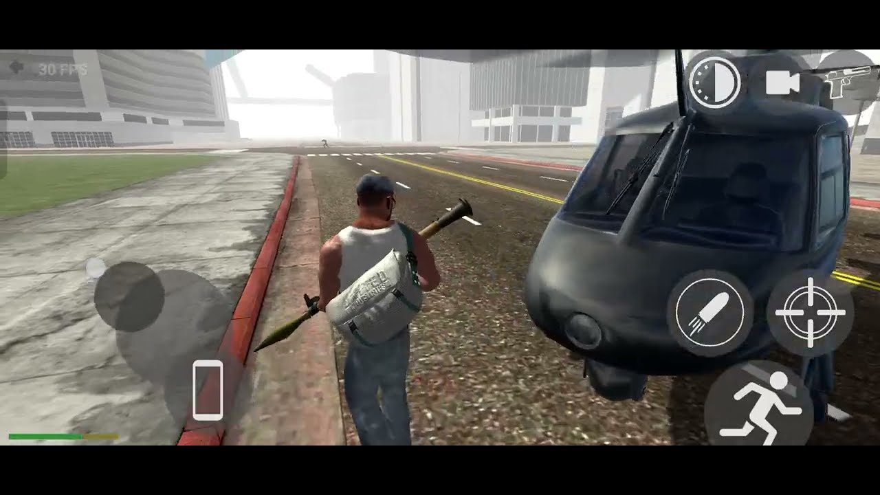 Mobile GTA ACTION 🔥 | Franklin RPG Attack on Police Helicopter in Zombie Apocalypse! 🚁🧟💥