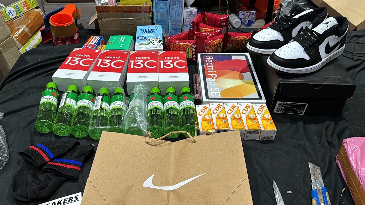 Unboxing Kulakan sedikit dan Beli Nike Air Jordan entah asli gk wkwk seharga 1,2 Jutaan