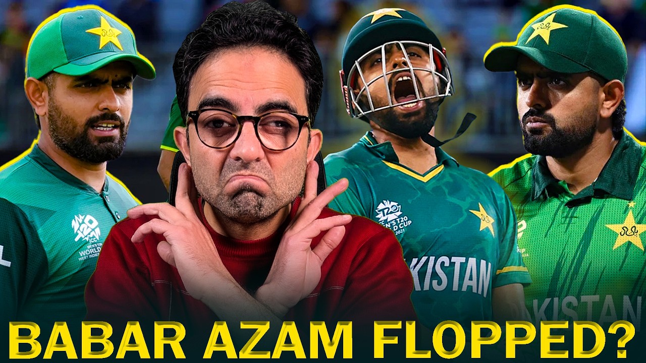 Only 1 Fifty in 3 T20 World Cups; Babar Azam’s Decline in T20 World Cups After 2021!