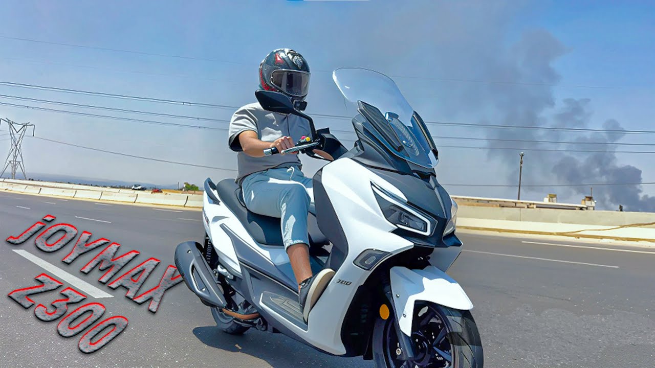 الجديد يكسب ! مراجعة وتجربة قياده لـ SYM JOYMAX Z300