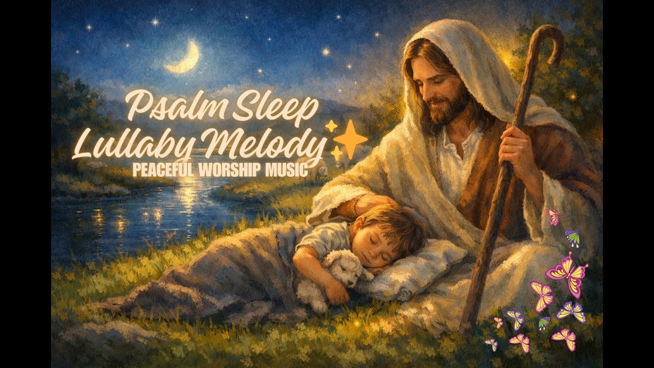 Psalm Sleep Lullaby Melody✨The Lord Is My Shepherd – Psalm 23 | Christian Sleep Music