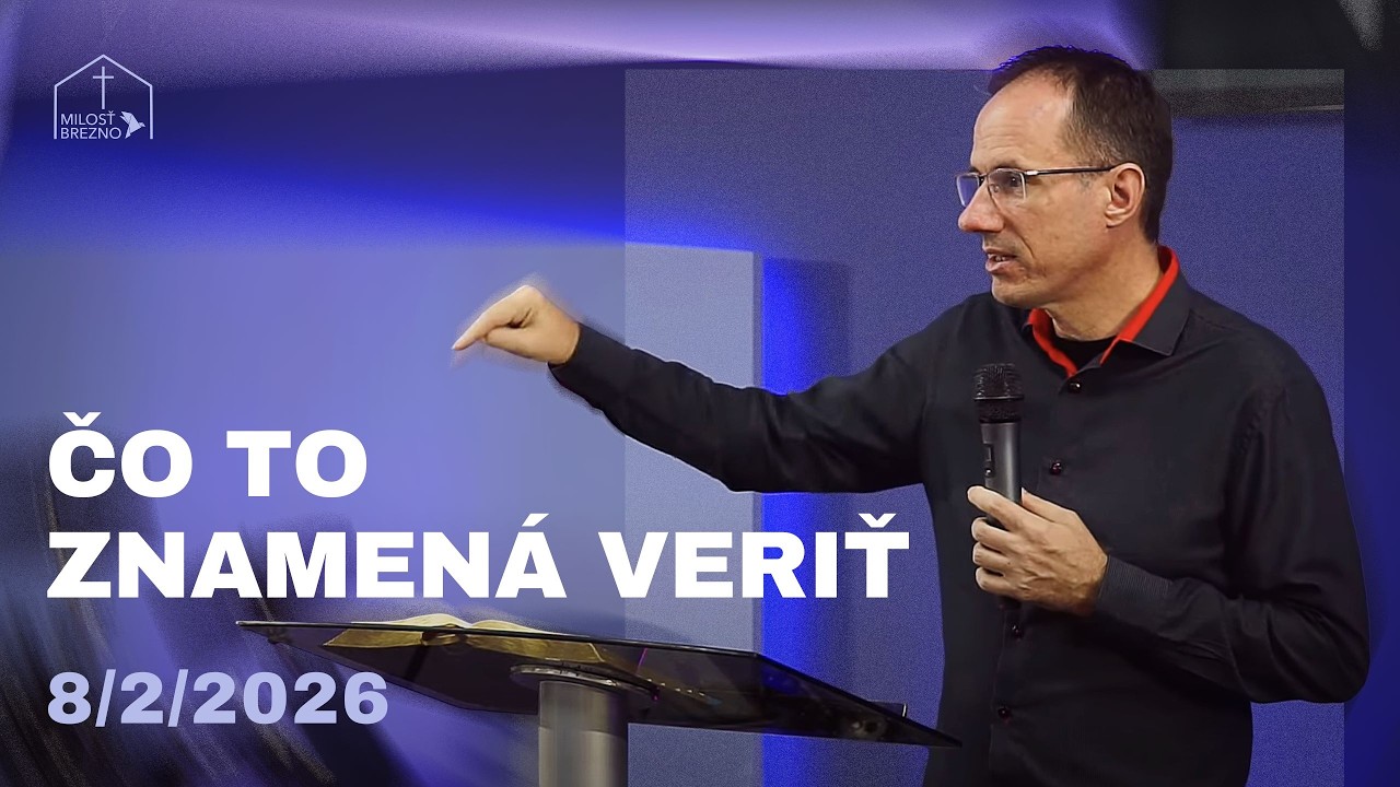Čo to znamená veriť | Daniel Šobr