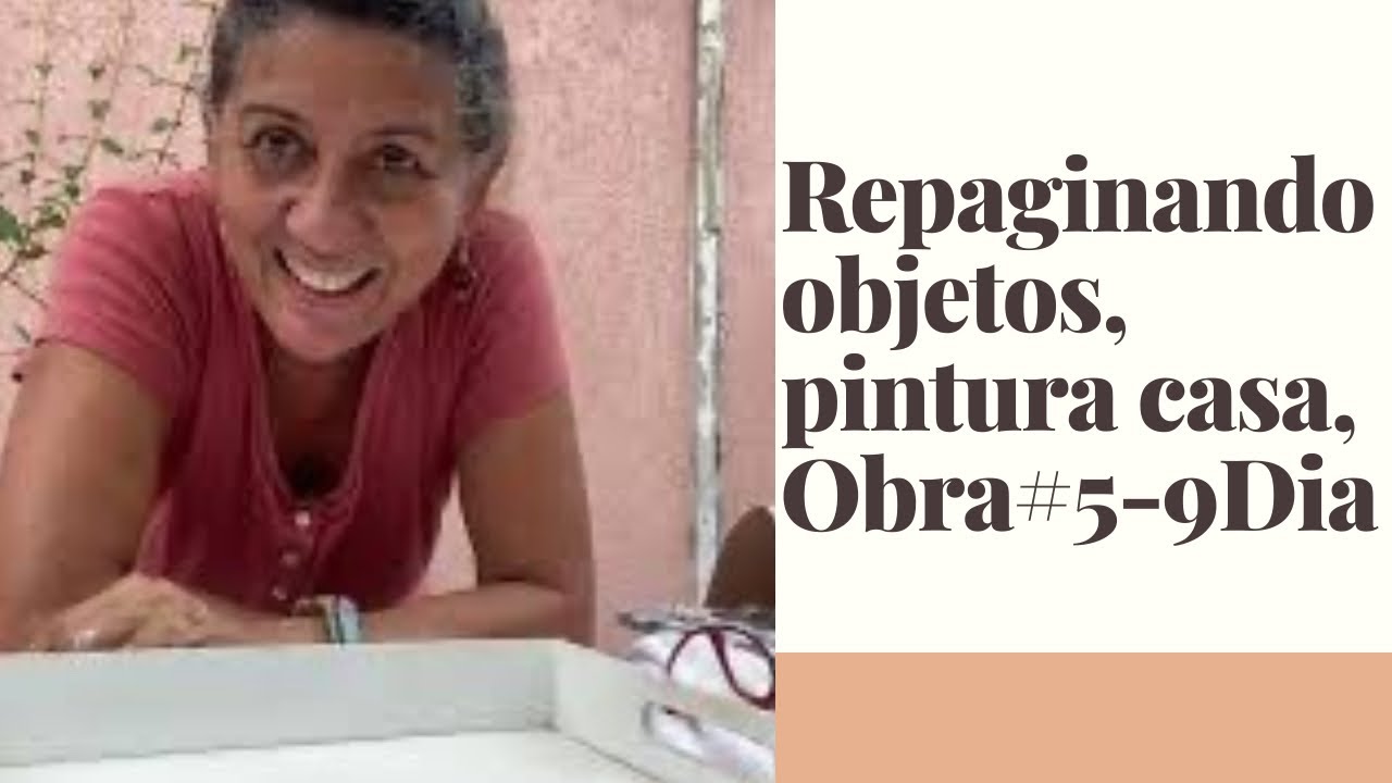 DIY REPAGINANDO espelho, Obra em Casa