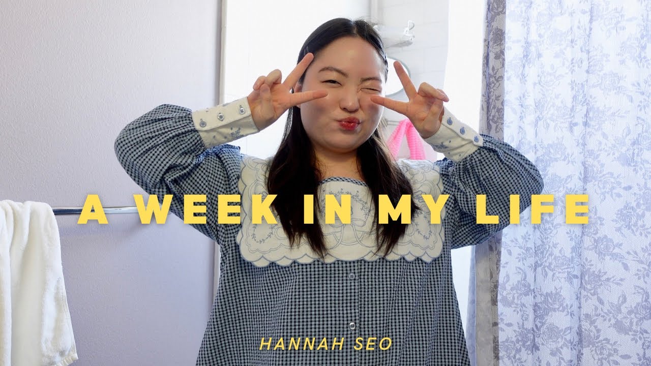 weekly vlog: damson madder haul, making bagels, new haircut
