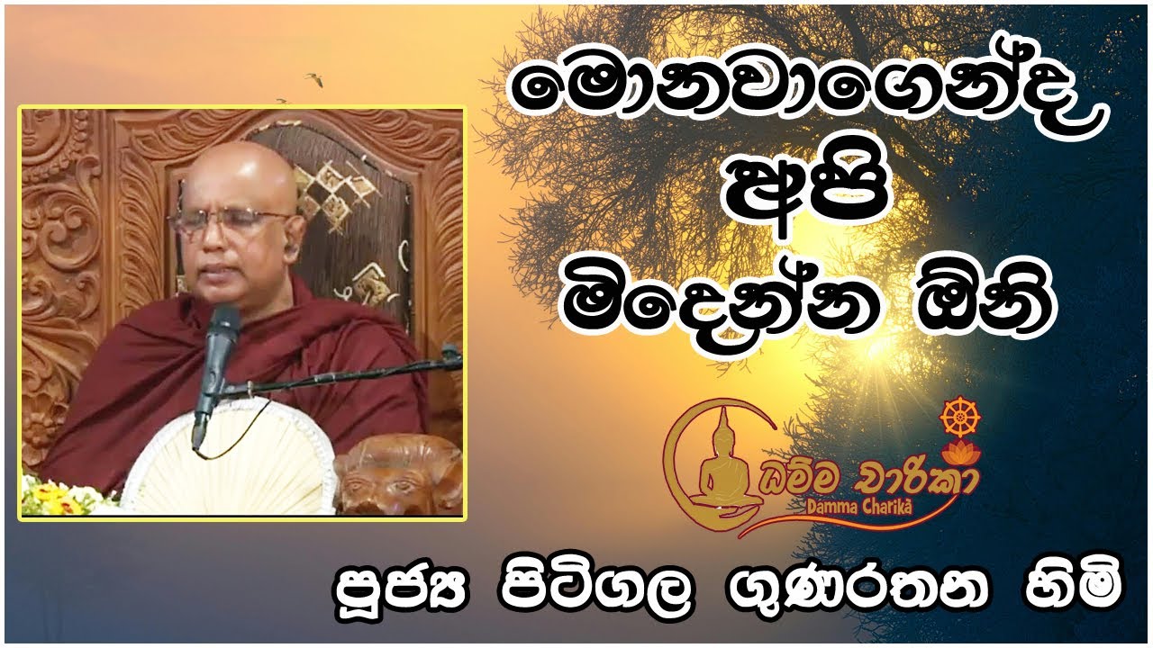 හිත නිවන්න ඔබ මිදෙන්න   | Ven. Pitigala Gunarathana Thero | පූජ්‍ය පිටිගල ගුණරතන හිමියන්