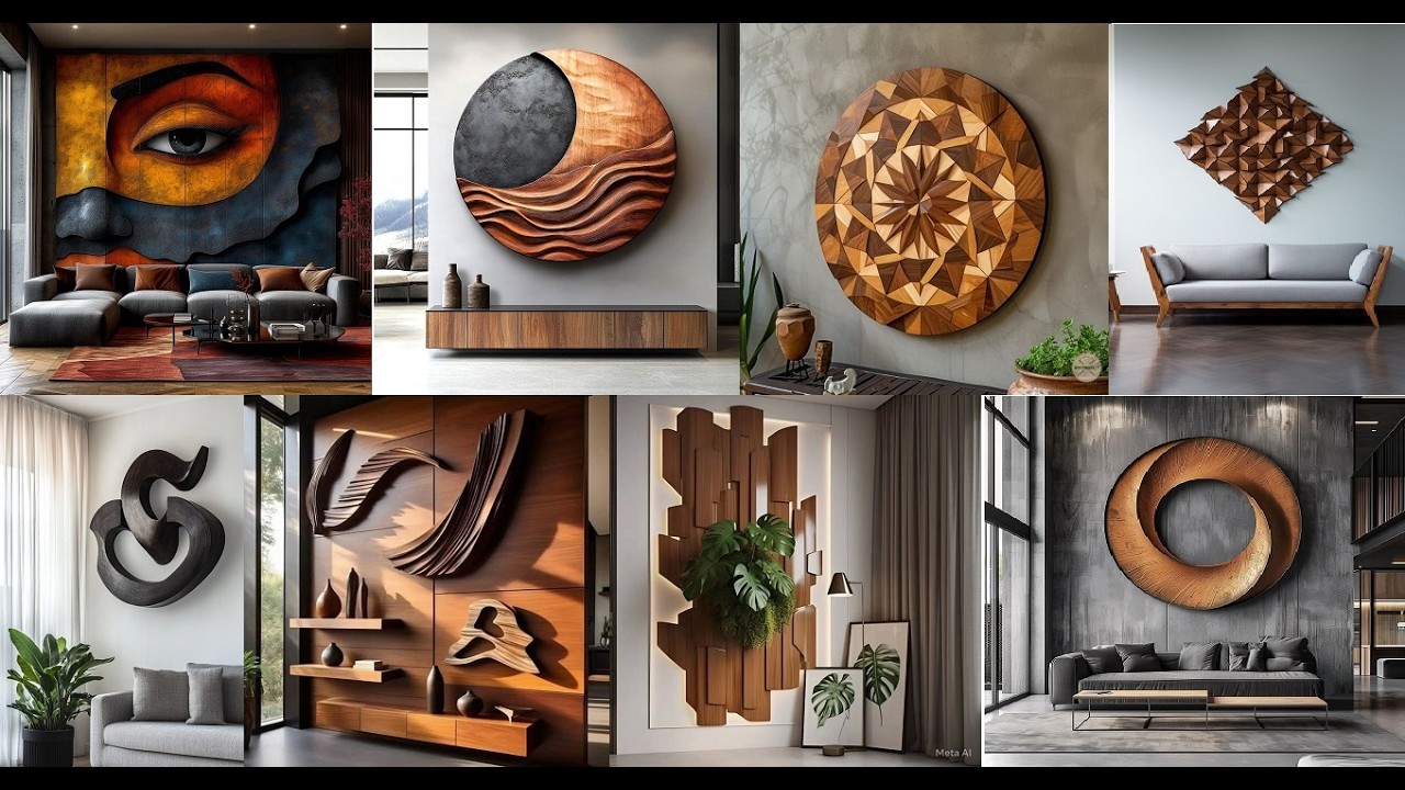 Artistic Wooden Wall Designs That Command Attention