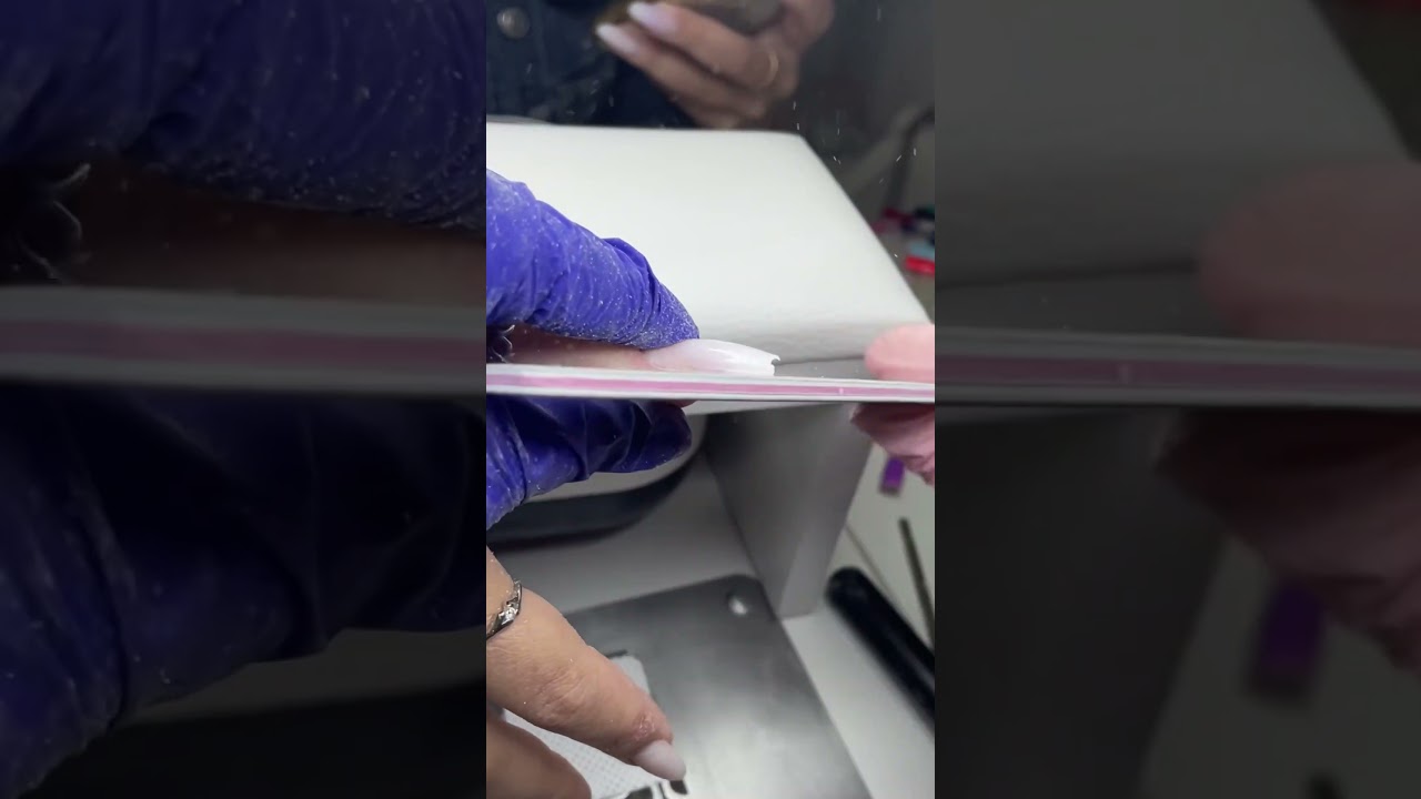 I think it&rsquo;s a failure 😭 #nails #nailrepair #acrygel #nailtutorial #nailfix #almondnails #manicure