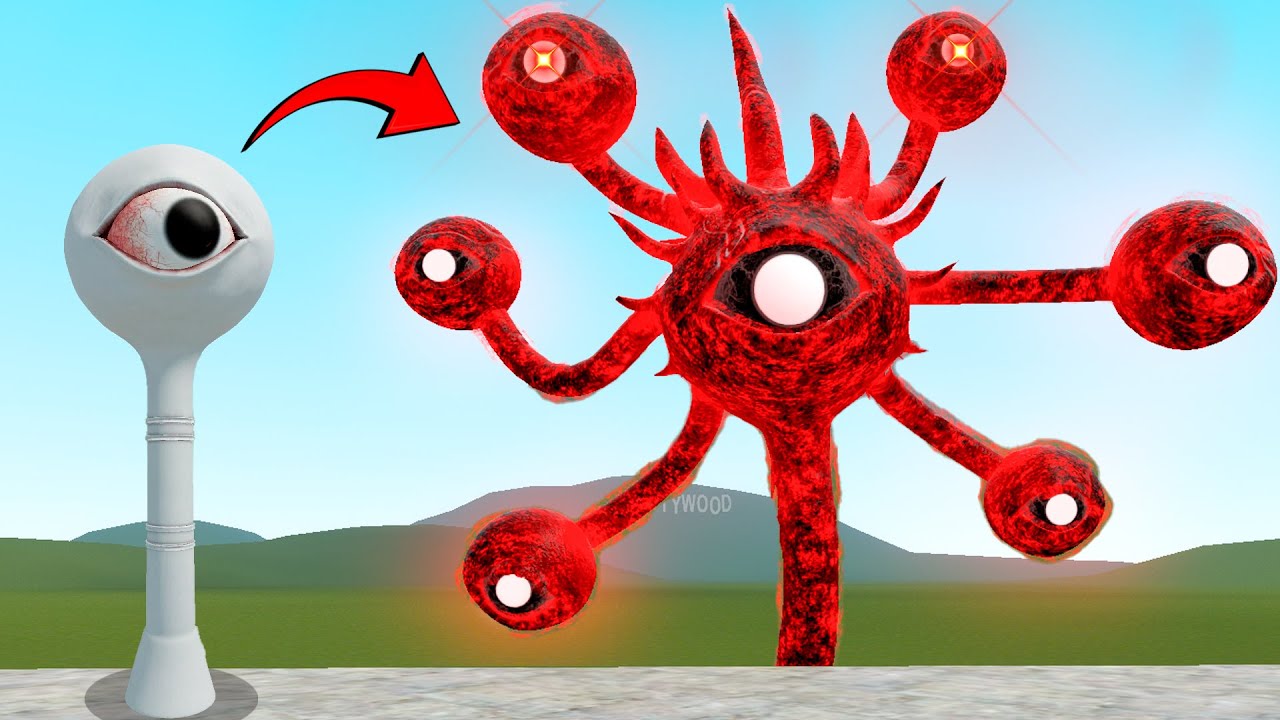 I FOUND SECRET EVOLUTION OF WATER EYE TOWER in Garry's Mod