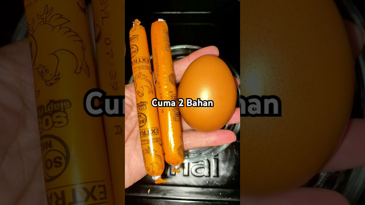 Cemilan dari sosis telur #resepmasakan #cemilan #sosis #shortvideo