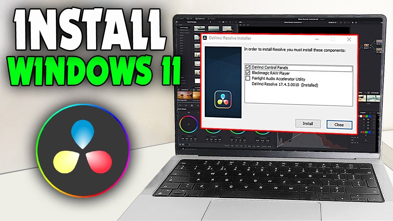 Как установить DaVinci Resolve на Windows 11 (2026)
