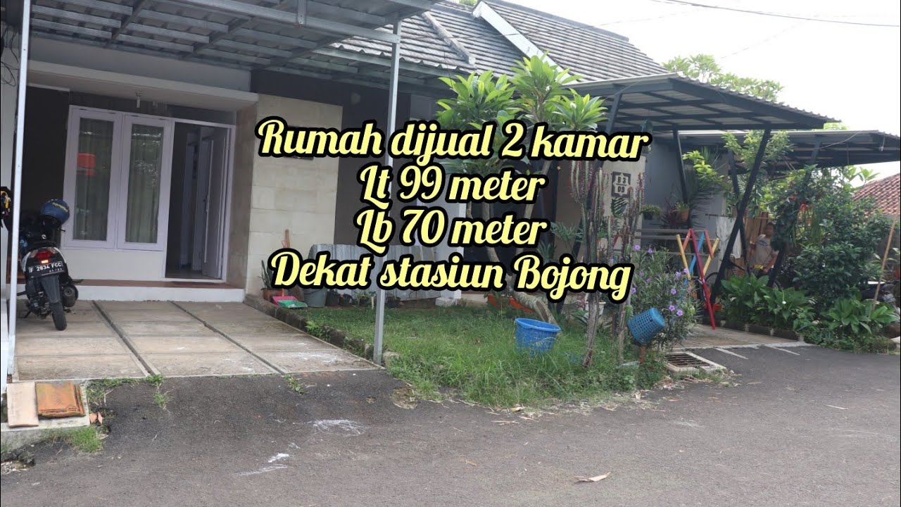 Jual rumah di Deket stasiun Bojong gede