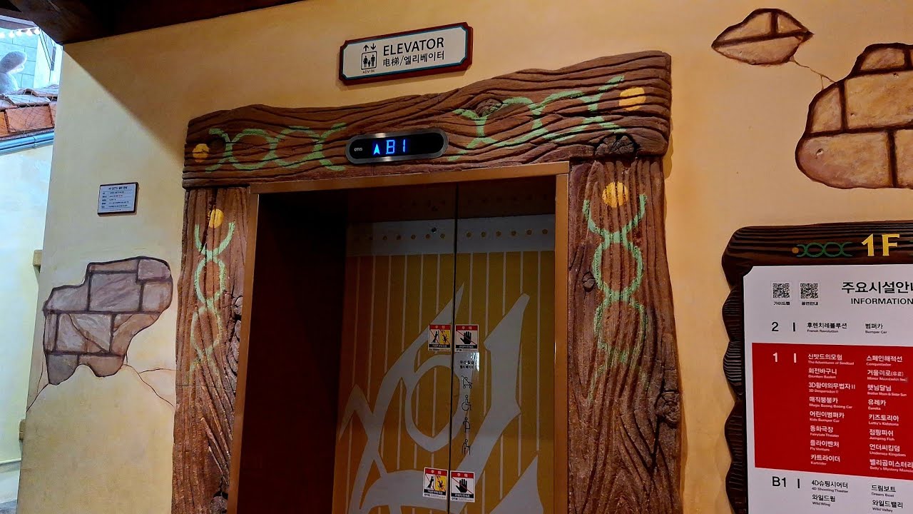 문 상태 심각! | 서울 송파구 롯데월드 어드벤처(99호기) 오티스 엘리베이터 | PT.3 | WORLD