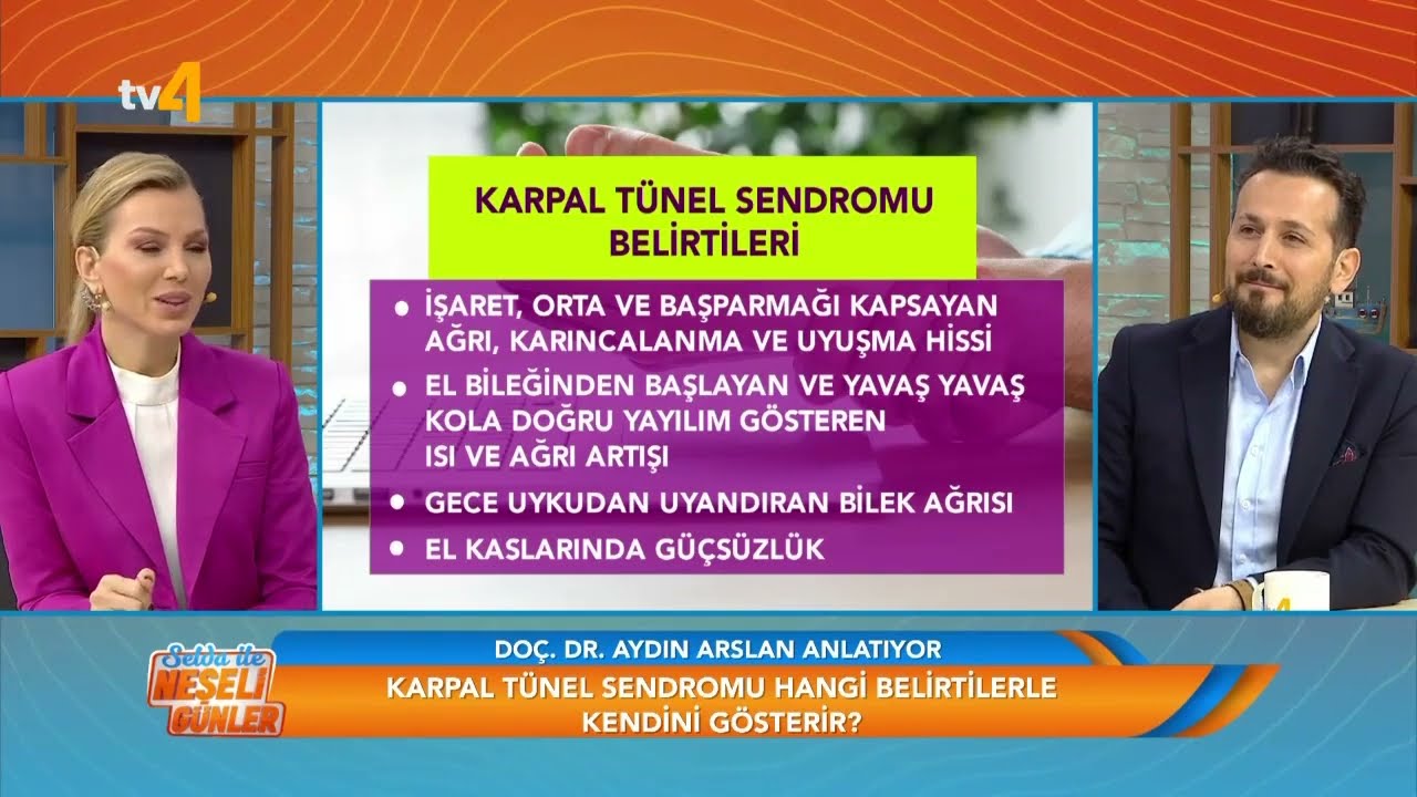 Selda ile Neşeli Günler Karpal Tünel Sendromu-Tetik Parmak |Doç. Dr. Aydın ARSLAN