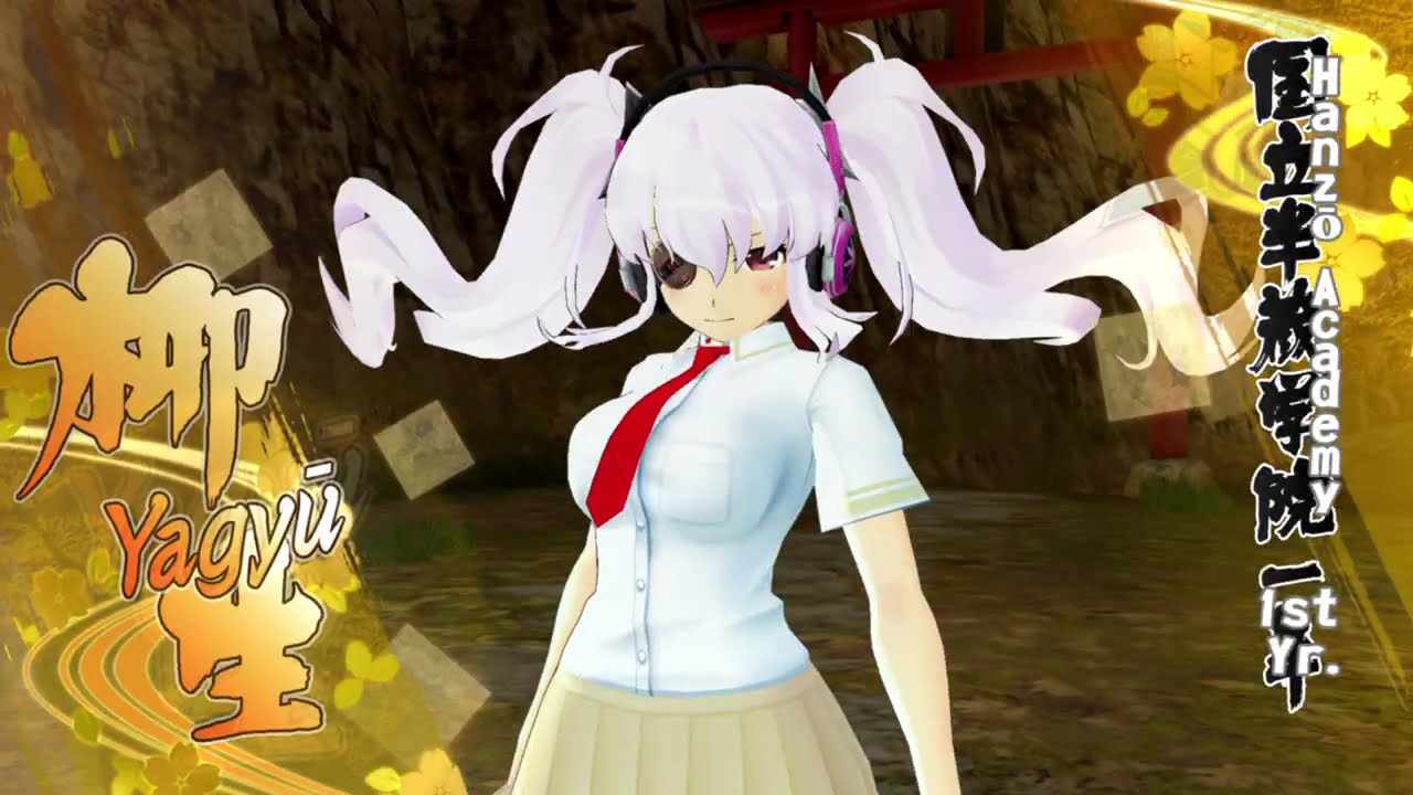 Senran Kagura Shinovi Versus - Shinobi Hearts Yagyu Gameplay (PC)