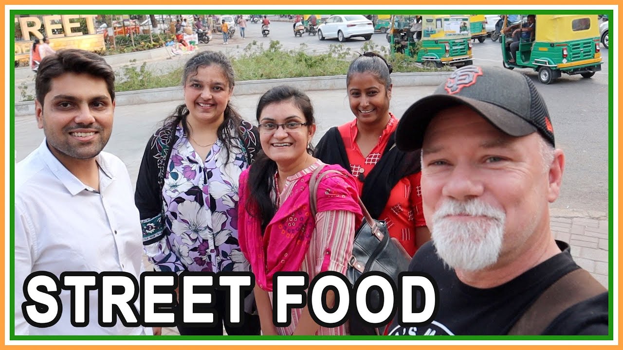 Ahmedabad Happy Street | Food Trucks | Chaats | Indian Street Food 🛕 Authentic India