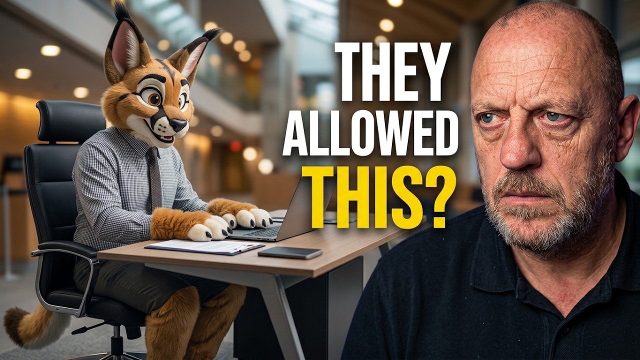 Furry Turns Up To Work At Scottish Government!