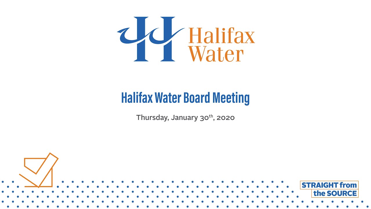 Halifax Water Board Meeting - January 30, 2020