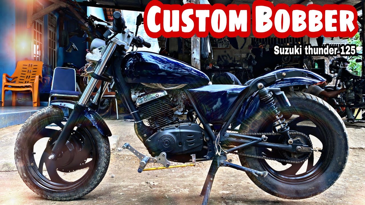 Custom Suzuki Thunder 125 Jadi Bobber V-Road eps1