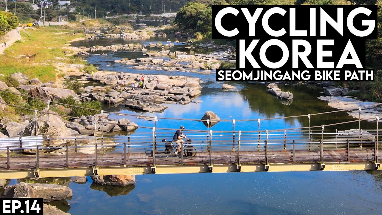 Cycling Korea Ep.14 🇰🇷 Seomjingang Bike Path | Damyang to Gangjin to Sunchang