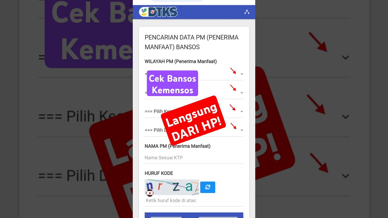 Cara Cek Bansos dari kemensos Periode Mei 2025 Secara Online, Cukup Lewat HP! #cekbansos #kemensos