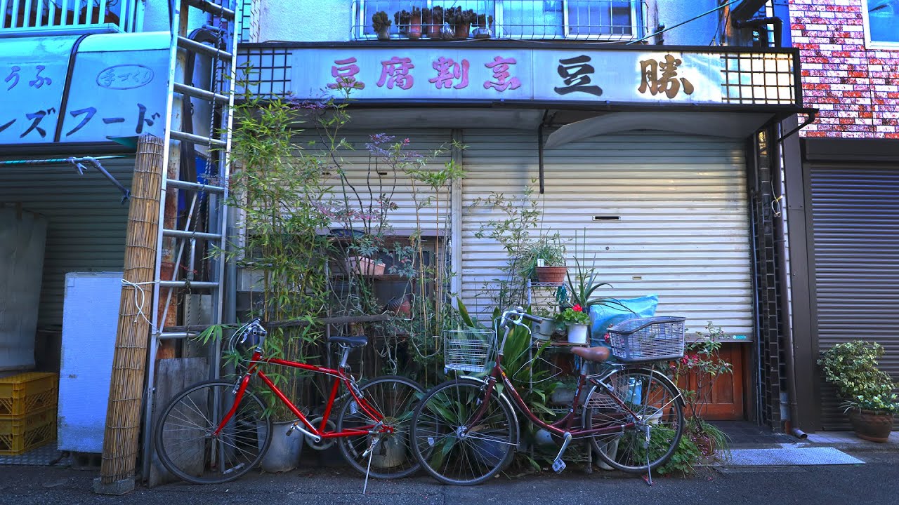 Прогулка по жилым районам Токио и вокруг станции Танаси - 4K Япония