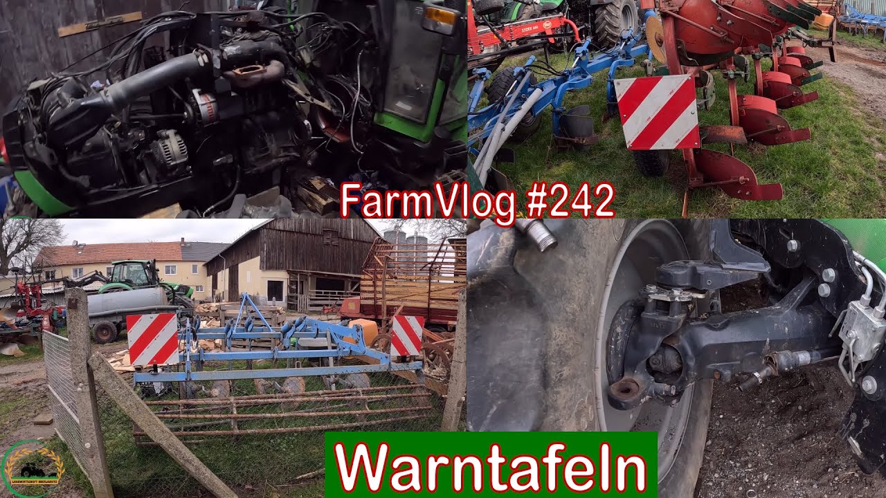 Farmvlog #242: Agroplus 60 Kupplung wechseln | Warntafeln nachr&uuml;sten