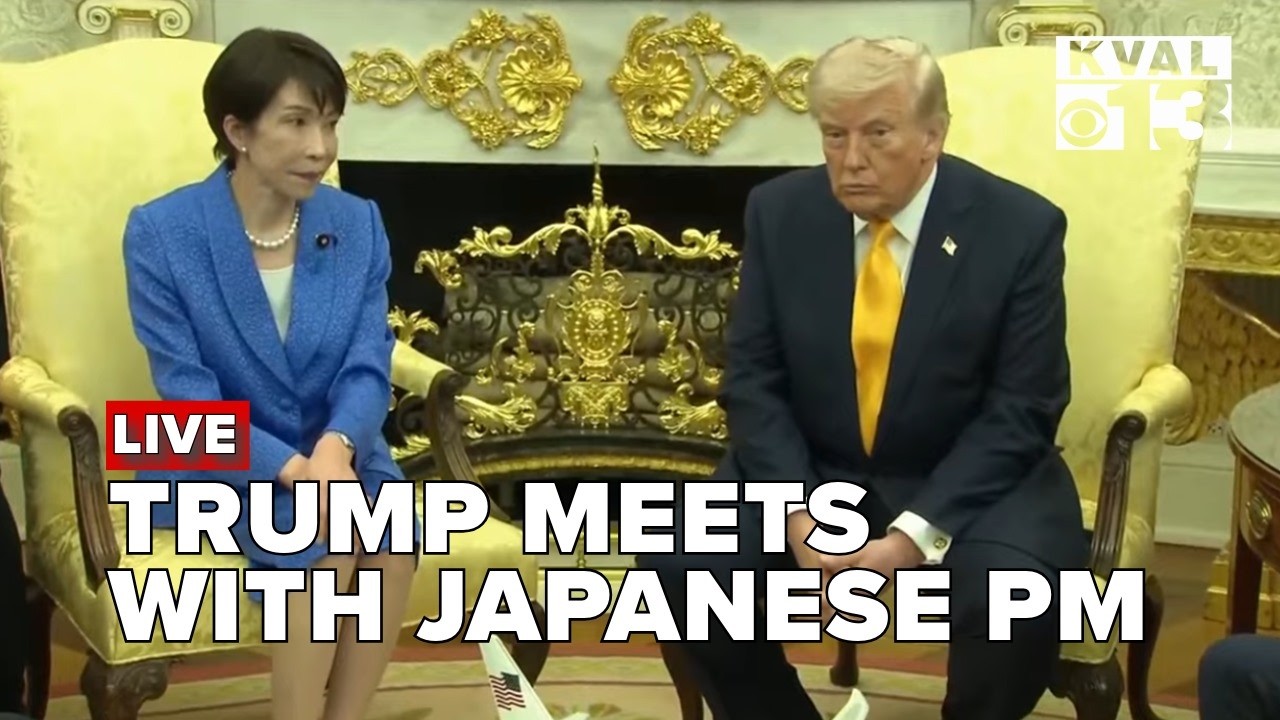 Trump meets with Japan Prime Minister Sanae Takaichi at White House