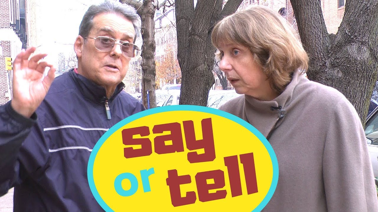 Say or Tell? Изучайте английский с помощью простых видео на английском языке