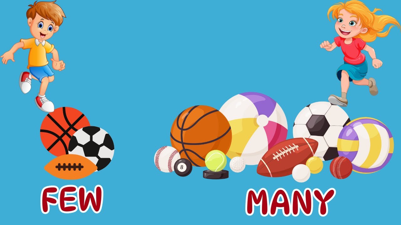 Few and Many, Few and Many Concept for Kindergarten, Concept of Many and Few for Kids #kidslearning