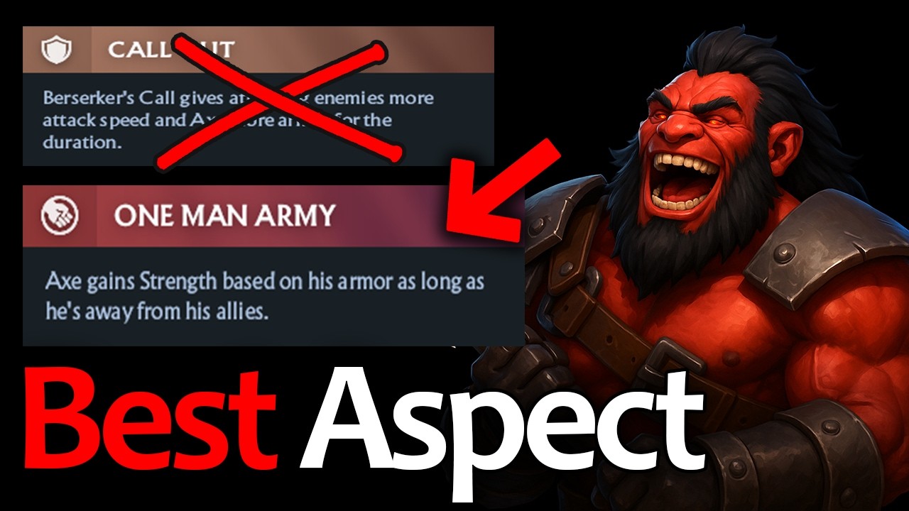 Best Axe Aspect in 7.40c? One Man Army Offlane | Immortal Dota 2 Gameplay